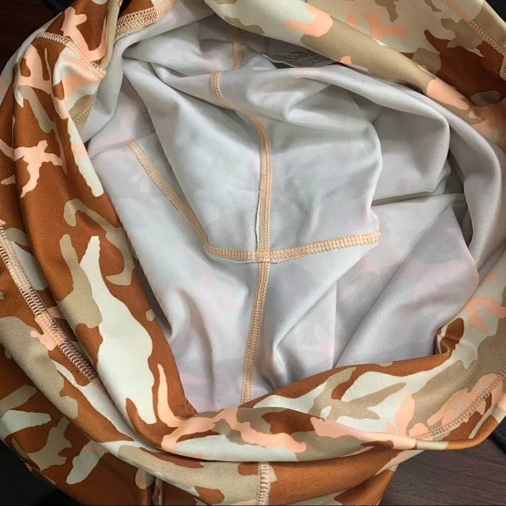 Women's Nike Camo Speed Tights Phantom Desert Medium leggings D1